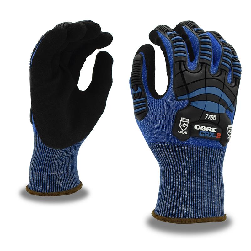 OGRE CRX-2 SANDY NITRILE PALM COAT - Cut Resistant Gloves